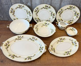 Lot Of 1950s Narumi China Shasta Pine Pieces