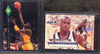 (2) 1992-93 Shaquille O'Neal Rookie Cards - M