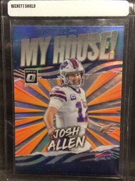 2021 Donruss Optic My House Josh Allen Insert Card - M