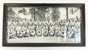 1941 169th Infantry 43rd Division Weapons Platoon Photograph In Original Frame