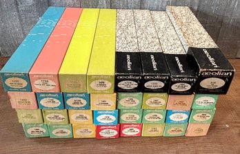 Lot 2 Of 32 Vintage Music Rolls By Aeolian