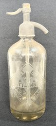 Antique West End Bottling Co Bridgeport Conn Seltzer Bottle