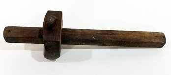 Antique Wooden Pannel Marking Gauge