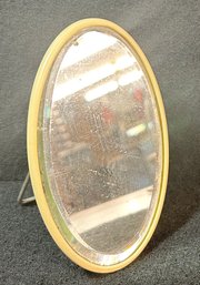 Vintage Celluloid Oval Vanity Mirror