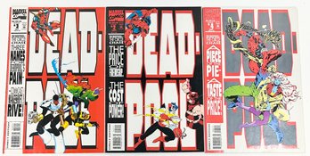 3 1993 Deadpool The Circle Chase Direct Edition Comics