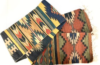 Handwoven Wool Southwestern American Table Runner