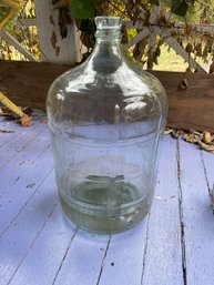 (A) Vintage Glass 5-gallon Water Jar