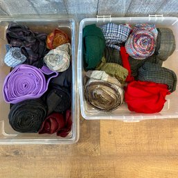 Lot Of Wool Fabric Pieces