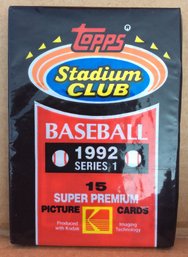 1992 Topps Stadium Club Series 1 Sealed Pack - K