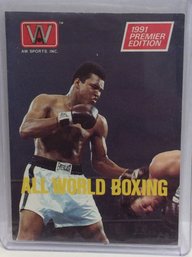 1991 AW Sports Premier Edition Muhammad Ali Card - K