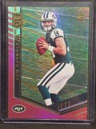 2018 Panini Donruss Elite Sam Darnold Parallel Rookie Card - K