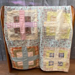 Pastel Patchwork Quilt