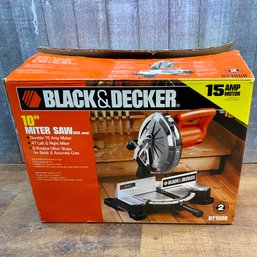 Never Used Black & Decker 10 Inch Miter Saw