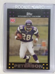 2007 Topps Adrian Peterson Rookie Card - K