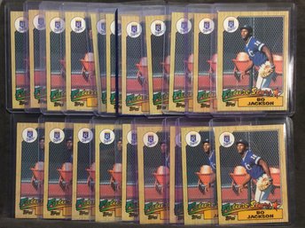 (20) 1987 Topps Bo Jackson Rookie Cards - K