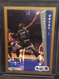 (2) 1992-93 Fleer Shaquille O'Neal Rookie Cards - K