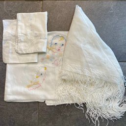 Vintage Embroidered Linens