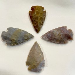 Four Stone Arrowheads