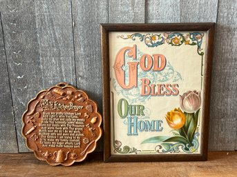 God Bless Our Home Wall Pieces