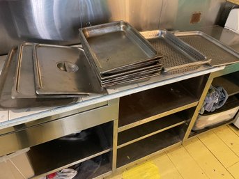 Big Lot Of Hotel Pans And A Few Lids