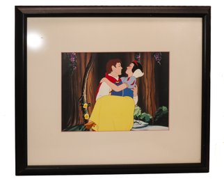 Wall Disney Snow White & Prince Charming Lithograph Framed