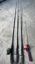 4 Fishing Poles