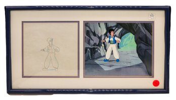 Disney's Aladdin TV Production Cel /drawing Set