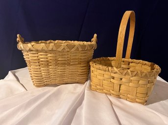 Vintage Basket Lot 2 - 2 Pieces