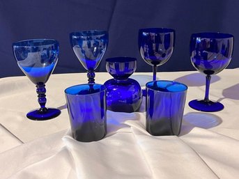 Stunning Blue Glass Collection