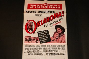 Vintage 'Oklahoma ' Movie Poster