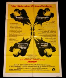 1976 Vintage Hitchcock  'obsession ' Movie Poster