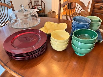 Assortment Dishware Corsica - Nantucket Home, William Sonoma - A