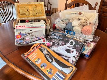 Sewing Basket Kit & Supplies - E