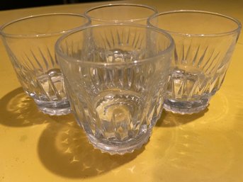 Grouping Of 8 Vintage Rocks Glasses