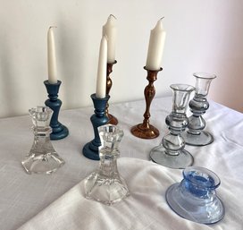 Candlestick Lot - 9 Pieces - L