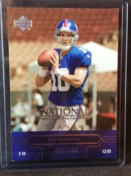 2004 Upper Deck National Sports Card Convention Eli Manning Rookie 485/500 - M