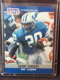 1990 Pro Set Barry Sanders - M