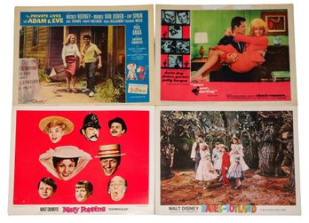 4 Mix Vintage Marry Poppins And More Lobby Card Movie