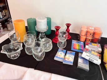 Huge Collection Of Candles And Accessories