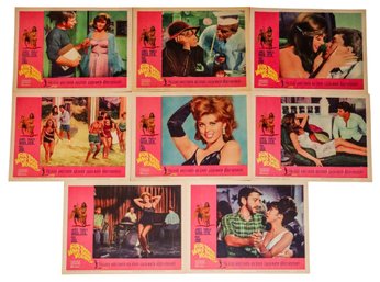 8 1964 'For Those Who Think Young' Lobby Cards Movie