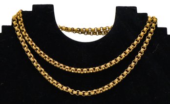 Heavy Brass Rolo Chain - 48 Grams!