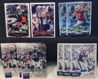 Lot Of 10 Assorted Rob Gronkowski Cards - M