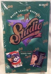 1993 Leaf Studio Baseball Factory Sealed Wax Box - M