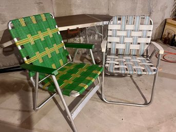 2 Vintage Lawn Chairs - Great Condition!