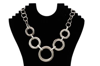 Jones Of New York Silver Tone Necklace