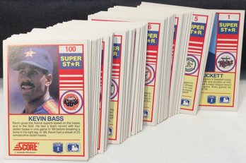 1990 Score Baseball Super Stars Lot - M