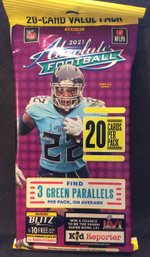 2021 Panini Absolute Football Sealed 20 Card Pack - M