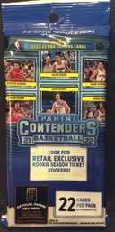 2021-22 Panini Contenders Basketball Sealed 22 Card Pack - M