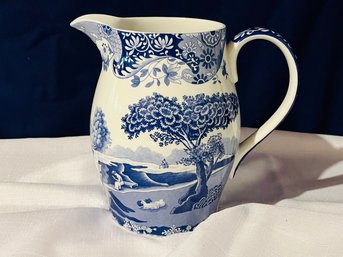 Spode 'Blue Italian' 2 Quart Pitcher