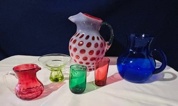 Vintage Colored Glass Collection - Lot  G